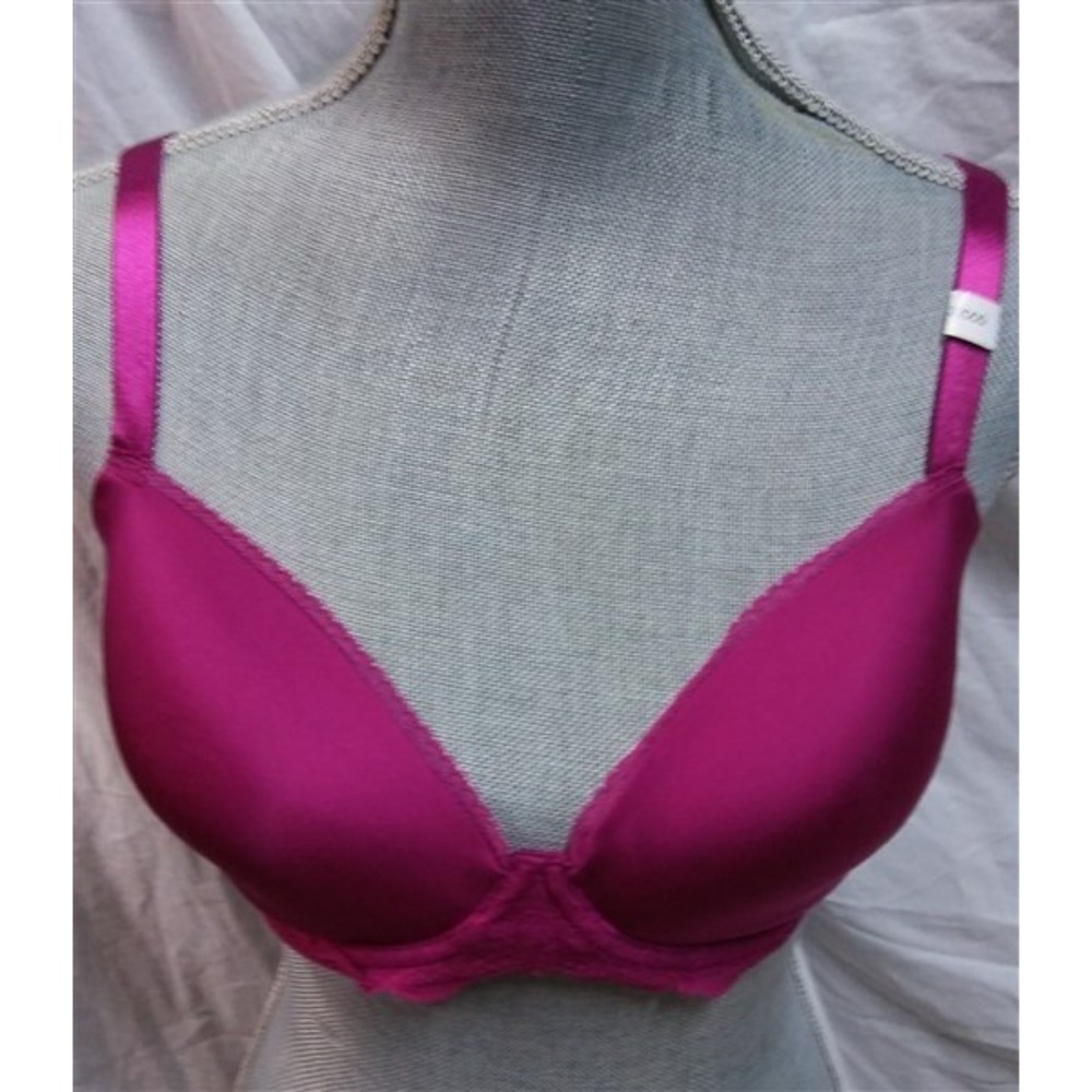 NWT Calvin Klein 32DDD Seductive Comfort Demi Multiway Bra QF1444 Pink 123709